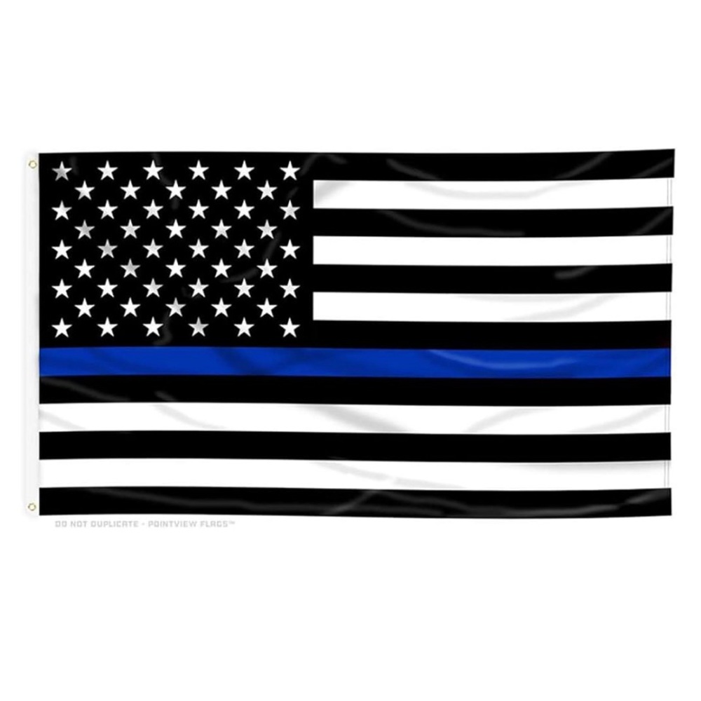 Blue thin Flag never used